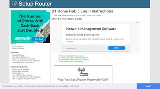 
                            2. Login to BT Home Hub 3 Router - SetupRouter