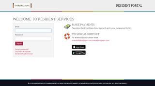 
                            5. Login to Chapel Hill Resident Services | Chapel Hill - RENTCafe