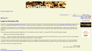 
                            5. Login to Chromium OS - GearHack