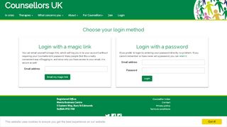 
                            3. Login to CounsellorsUK - Counselling directory for …