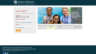 
                            4. login to CTY - MyCTY | JHU CTY - Johns Hopkins University