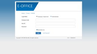 
                            4. Login to E-Office System