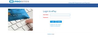 
                            6. Login to ePay - billing.prosites.com