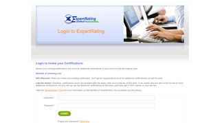 
                            2. Login to ExpertRating