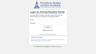 
                            4. Login to Family/Student Portal