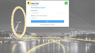 
                            6. Login to FE Analytics - Financial Express Analytics