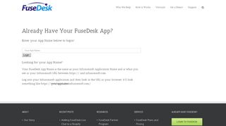 
                            9. Login to FuseDesk - FuseDesk for Keap + Infusionsoft