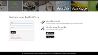 
                            6. Login to Gables Sugarloaf Resident Services | Gables Sugarloaf