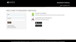 
                            4. Login to Haven at Eldridge Resident Services | Haven at ...