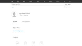 
                            9. Login to icloud’s Profile - Apple Community