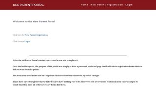 
                            1. Login to KCC Parent Portal - Kids Community College