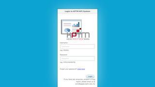 
                            8. Login to KPTM KPI System