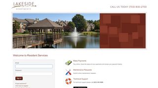 
                            6. Login to Lakeside Apartments Resident Services | Lakeside Apartments