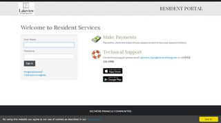 
                            2. Login to Lakeview Apartments Resident Services | Lakeview Apartments