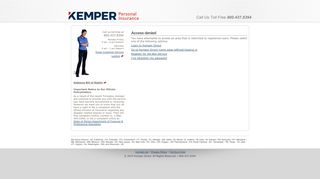 
                            11. Login to Manage Policy - Kemper Direct