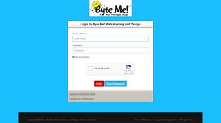
                            2. Login to manage your account - Byte Me!