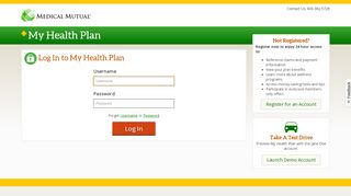 
                            1. Login to Medical Mutual My Health Plan