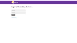 
                            1. Login to Modernizing Medicine - trackit.modmedservices.com