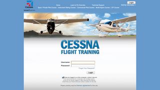 
                            1. Login to My Account - Cessna Flight Training