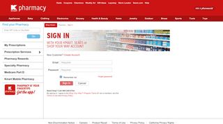 
                            1. Login to My Account - Kmart Pharmacy