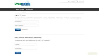 
                            4. Login to My Account - Lycamobile Phones