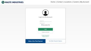
                            4. Login to My Account | Waste Industries