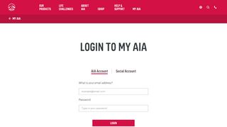 
                            2. Login to My AIA