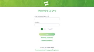 
                            3. Login to My OVO - OVO Portal