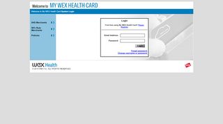 
                            9. Login to My WEX Health Card