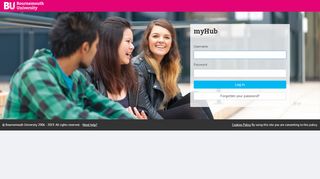 
                            2. Login to myHub - Bournemouth University