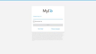 
                            6. Login to MyID | Identity And Access Management
