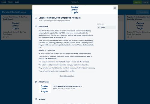
                            8. Login To MylabCorp Employee Account - trello.com