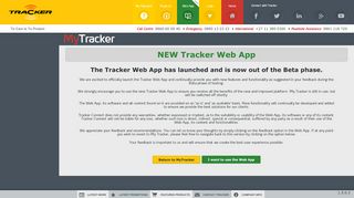 
                            8. Login to MyTracker - The Tracker Web App has launched and ...