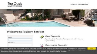 
                            2. Login to Oasis Apartments Resident Services | Oasis Apartments