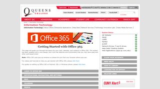 
                            4. Login to Office 365 - Queens College, City University of New ...