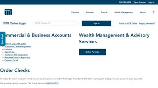 
                            4. Login to Online Accounts | Washington Trust Bank Accounts | Personal ...