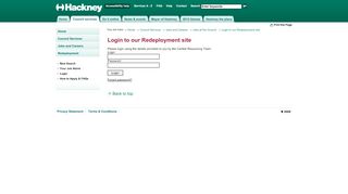 
                            2. Login to our Redeployment site - Hackney Council - Jobs at ...