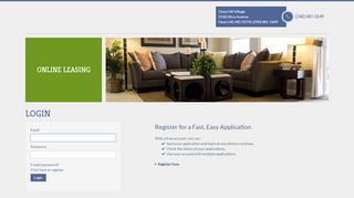 
                            1. Login to Oxon Hill Village to track your account ... - RENTCafe