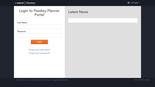
                            2. Login to Passkey Planner Portal - Cvent Passkey Planner Portal