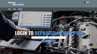 
                            5. LOGIN TO - RepairSolutions Pro