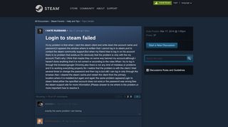 
                            3. Login to steam failed :: Help and Tips