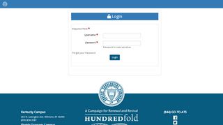 
                            5. Login to Student Portal - Asbury Theological Seminary