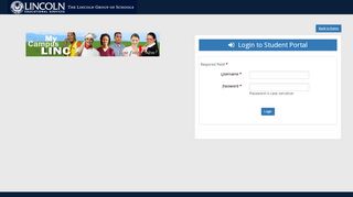 
                            2. Login to Student Portal - Lincoln Tech