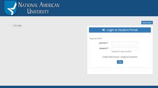 
                            8. Login to Student Portal - National American …