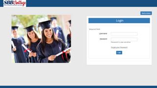 
                            8. Login to Student Portal - SBBCollege