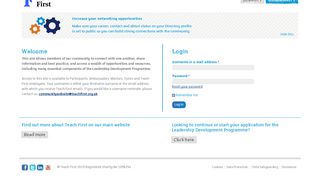 
                            2. Login to Teach First | Teach First