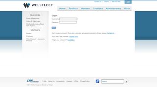 
                            2. Login to the CHP Website - Wellfleet Insurance
