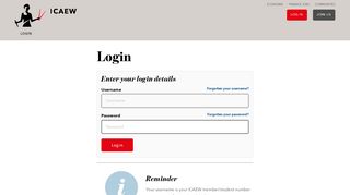 
                            6. Login to the ICAEW