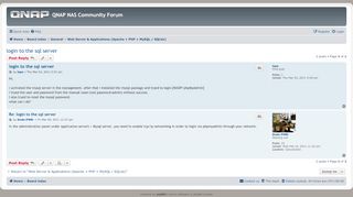 
                            7. login to the sql server - QNAP NAS Community Forum
