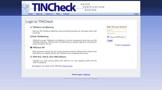 
                            1. Login to TINCheck - TINCheck: IRS EIN Lookup, SSN lookup ...